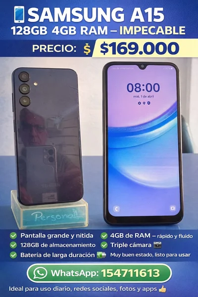 Samsung a15 usado